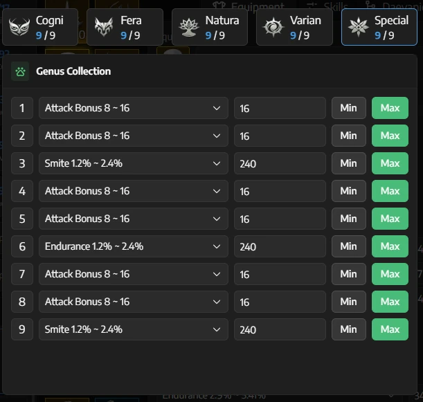The Attack-focused Special board